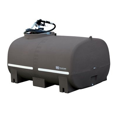 Diesel fuel tanks with hose and lid