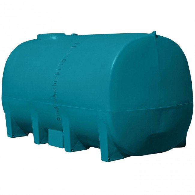 blue 8000 litre portable water tank for truck or trailer