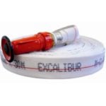 Canvas fire fighting hose