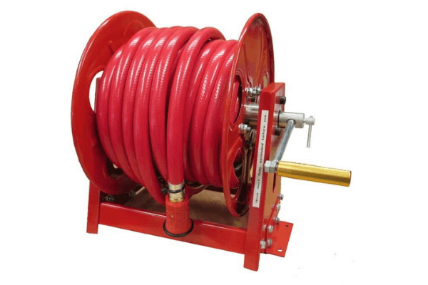 Fire fighting hose reels