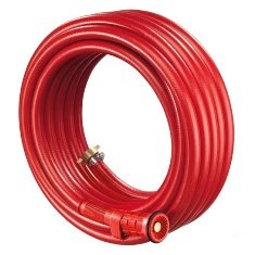 Fire fighting hose red