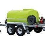 Dual Axel Water Fire Cartage Trailer With Pump