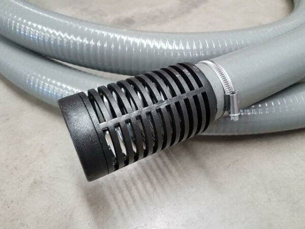 Grey suction hose for water fire pump