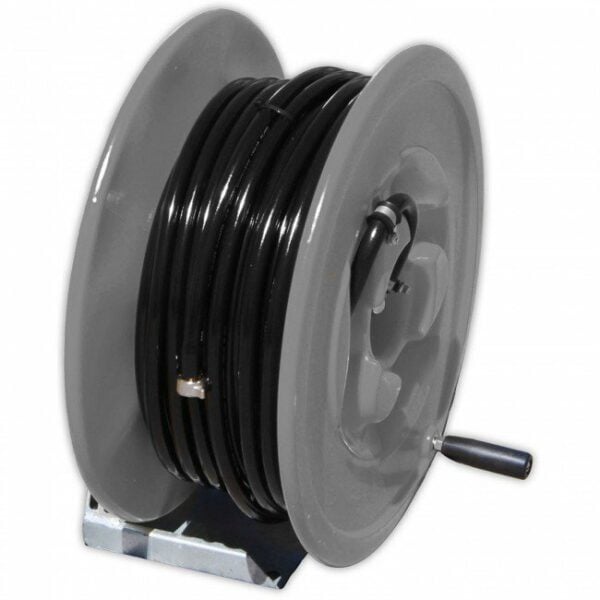 High pressure chemical hose reel