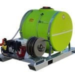 Petrol powered weed spray tank