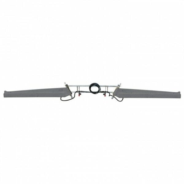 Poly plastic boom for chemical spray