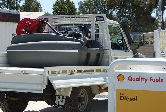 Portable ute diesel tank TTI Major