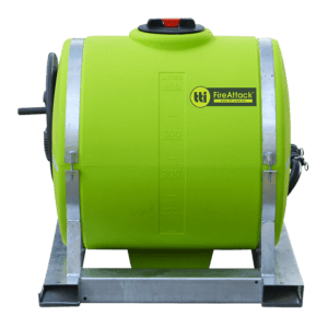 Rear of tank 400 litre FireAttack fire unit