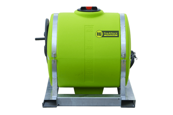 Rear of tank 400 litre FireAttack fire unit