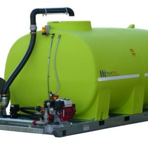 5000 litre skid mounted water tank and pump