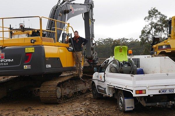 Diesel refueling tank for ute trailer or truck