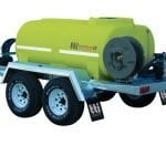 Water cart trailer for fire fighting
