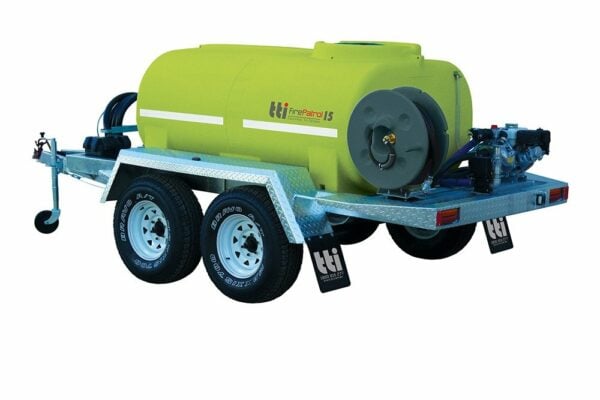 Water cart trailer for fire fighting