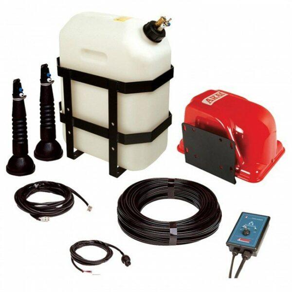 Double sided foam marker kits for spraying