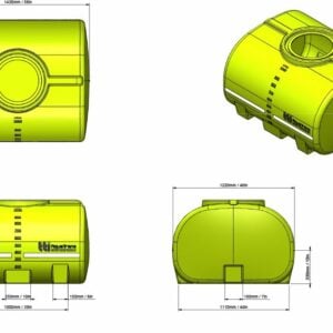 1000 water cartage tank
