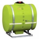 300L oval tran sump tank with strap mounted frame