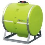 400L strap mounted chemical tank with sump
