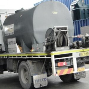 Active Diesel Poly Cartage Tanks on truck