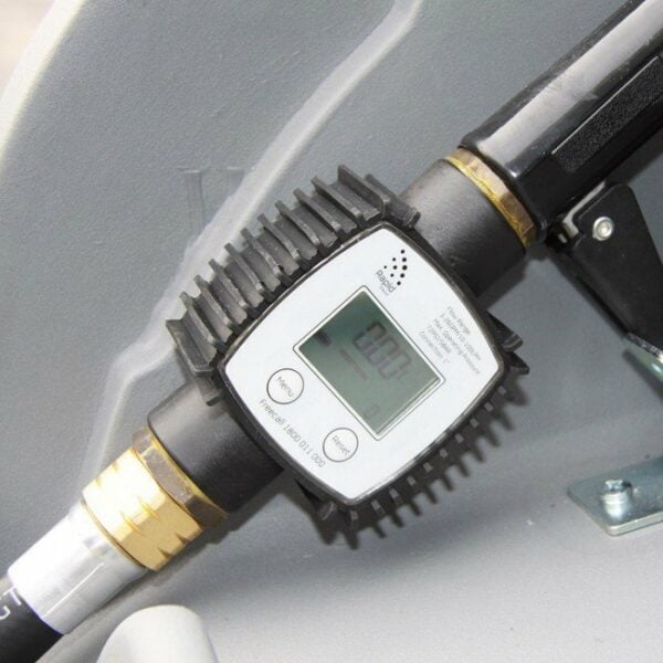 Diesel tank flow meter