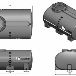2000l Diesel Tank for storage or truck