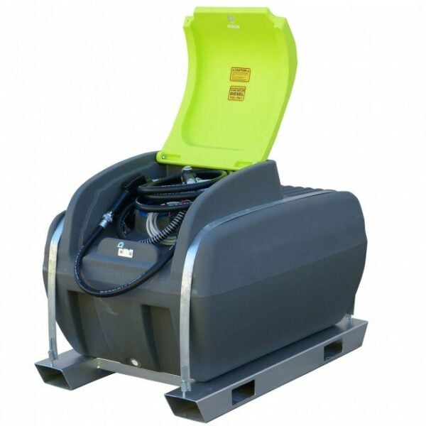 Portable diesel tank frame