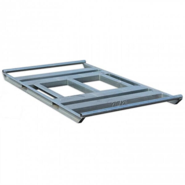Portable water tank steel frame no pump plate