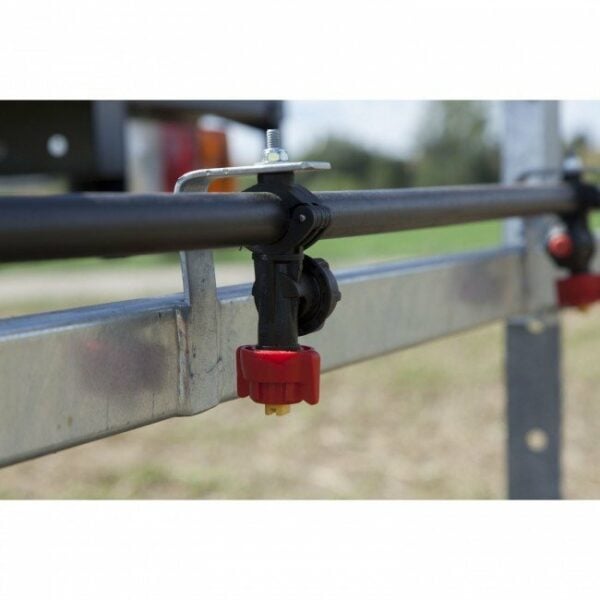 Steel folding boom