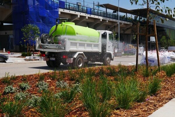 Truck mounted water tanks