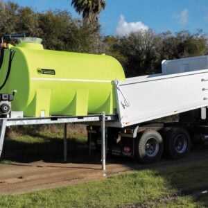 Tipper truck water tank
