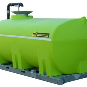 Truck water delivery tank