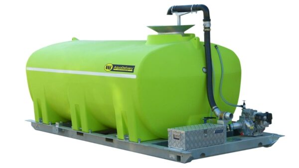 Truck water delivery unit