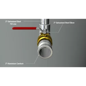 Bulk Diesel Storage Tanks Fill Line Feature