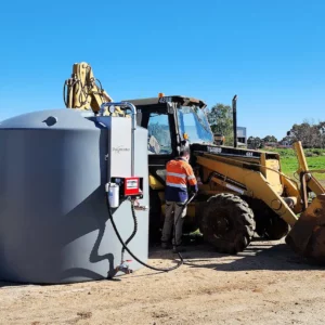 Poly-diesel-tank-on-site