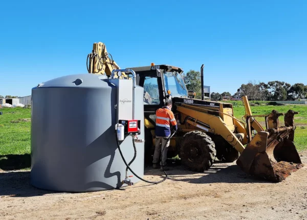 Poly-diesel-tank-on-site