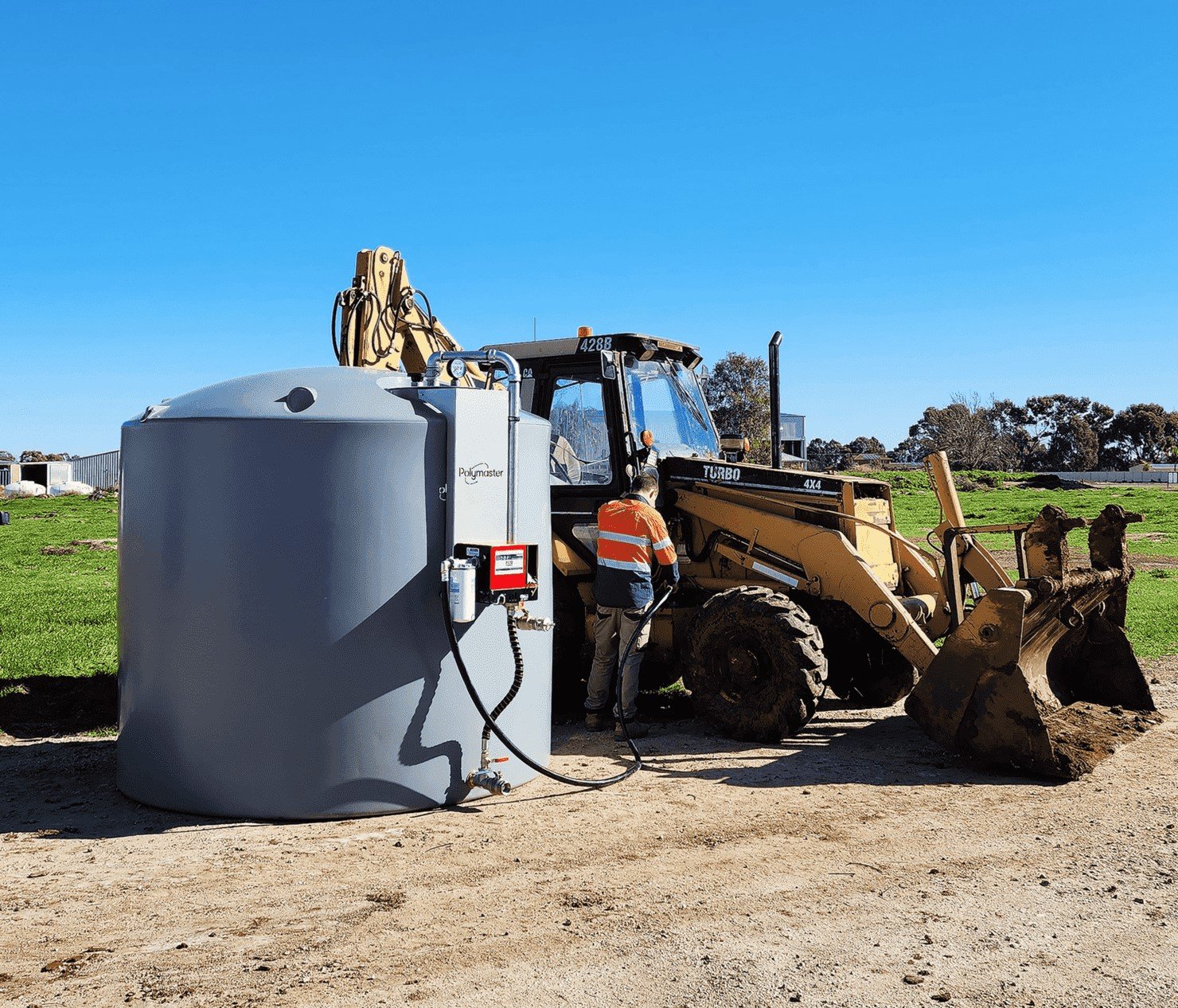 On site poly diesel tanks