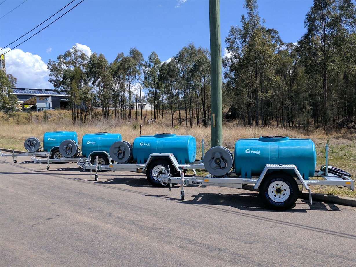 Fire Marshal Trailers - Water and Firefighting Trailer - Dust Suppression – Water Cartage – Landscaping